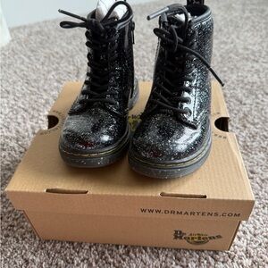 Dr. Martens Kids 1460 Cosmic Glitter Boots Sz 8